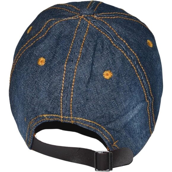 Women Girls Denim Baseball Cap Rhinestone Bling Distressed Sun Hat Gift main image 5